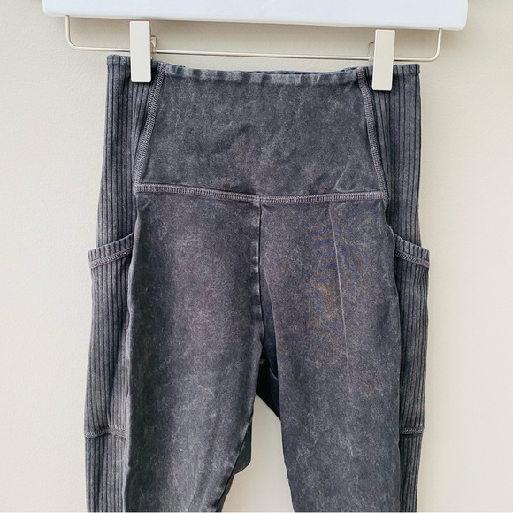 aerie Hi-Rise Leggings Charcoal Sz Small - Picture 2 of 9